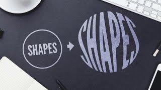 Warp Text Into Shapes with Illustrator